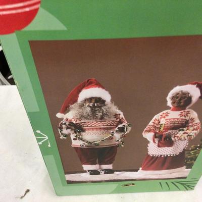Animated Musical Mrs Clause with LED Candle