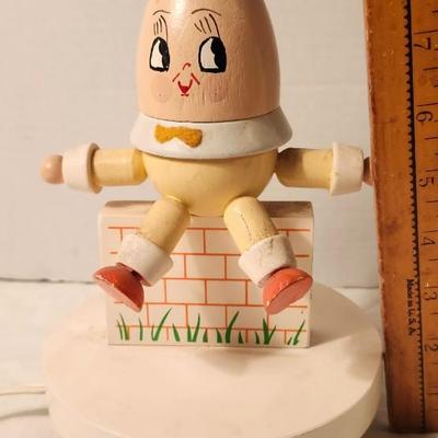 Vintage Humpty Dumpty Nursery Lamp