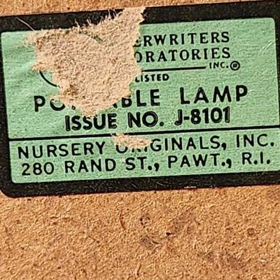 Vintage Humpty Dumpty Nursery Lamp