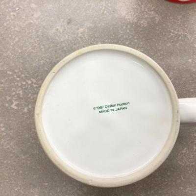 Christmas Bowl and Six Dayton’s Duck Mugs