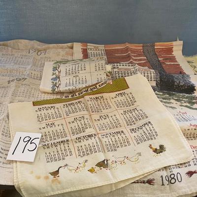 Vintage Cloth Calenders