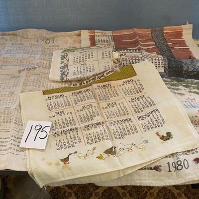 Vintage Cloth Calenders