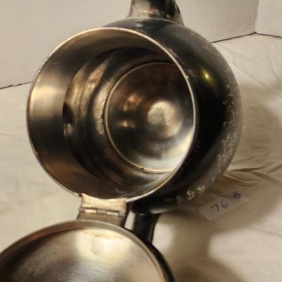 Pairpoint Mfg. Co. Quadruple Plate Silver-plated Floral Coffee or Teapot #324/7