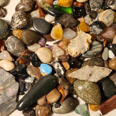 Lakes Rocks/ Petoskey stones/ Pudding Stone/ minerals Rock/ Piranha Agate Slab lot
