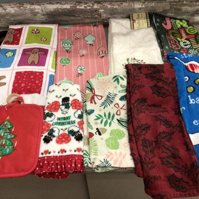 Christmas Towels Lot