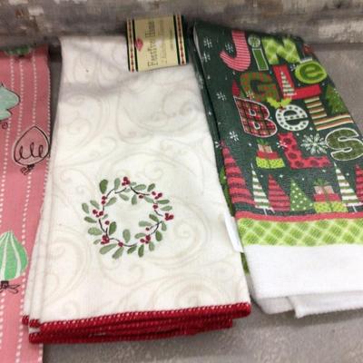 Christmas Towels Lot