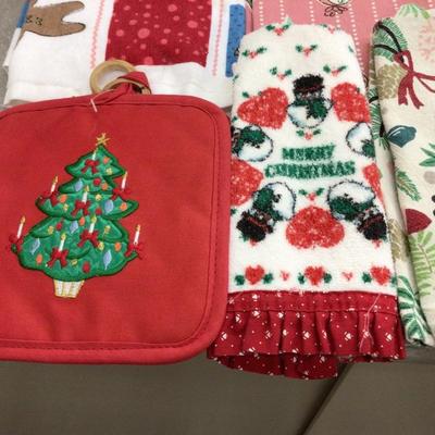 Christmas Towels Lot