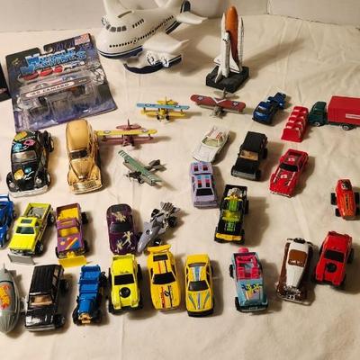 Hot wheels and the Ertl company space shuttle