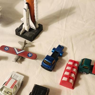 Hot wheels and the Ertl company space shuttle