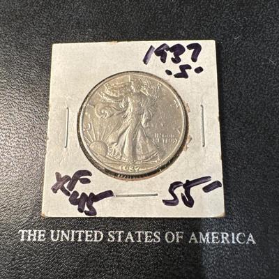 1937 S WALKING LIBERTY XF US COIN