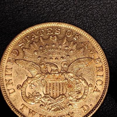 1874 20$ Liberty US COIN GOLD PIECE