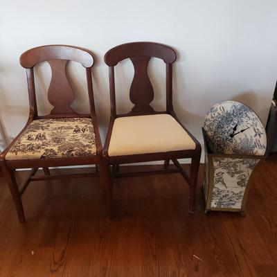 Two Wooden Chairs and Accessories (PB-KD)