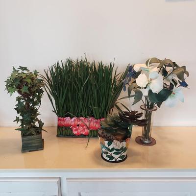 Decorative Faux Plants and Flowers (LR-KD)