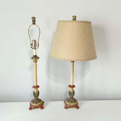 Pair (2) French Provincial Style Table Lamps
