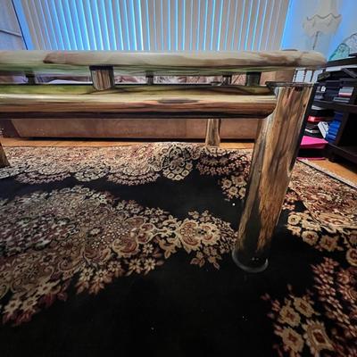 Onyx & Brass Coffee Table (LR-RG)