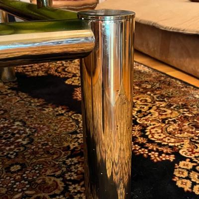 Onyx & Brass Coffee Table (LR-RG)