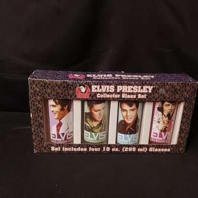 ELVIS PRESLEY COLLECTOR GLASS SET