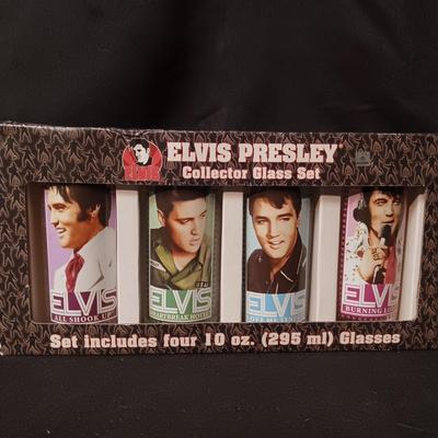 ELVIS PRESLEY COLLECTOR GLASS SET