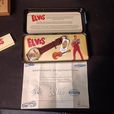 ELVIS FOSSIL LIMITED EDITION WATCH W/COA