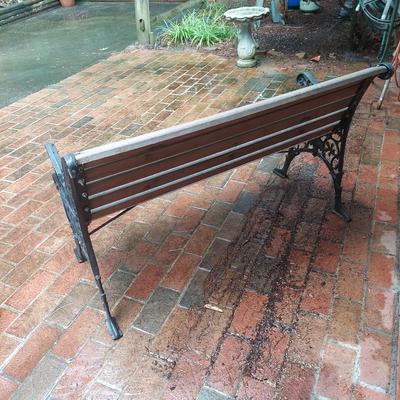 Cast Iron Garden Bench (Y-BBL)