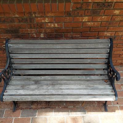 Cast Iron Garden Bench (Y-BBL)