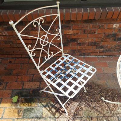 Vintage Bistro Style Patio Table and Chairs (Y-BBL)