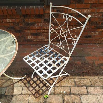 Vintage Bistro Style Patio Table and Chairs (Y-BBL)