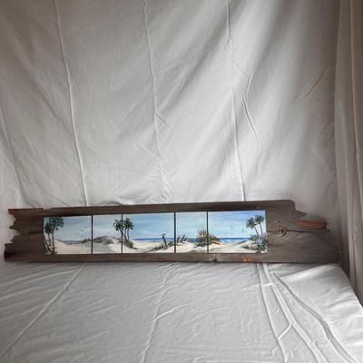 Two Paintings of Beach Scenes (LR-DZ)