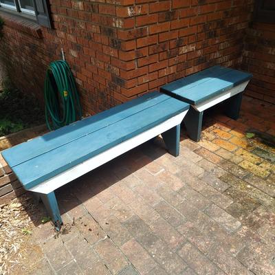 Two Wooden Benches (Y-BBL)
