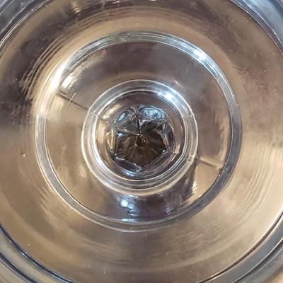 Two Decorative Glass Cake Stands (LR-KD)