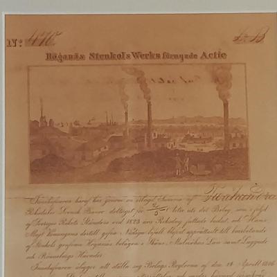 Replica Swedish Stock Certificate (B2-BBL)