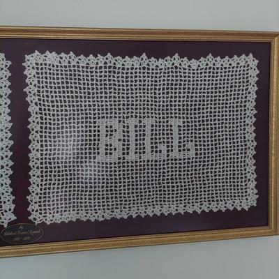 Framed Crochet Art (P-BBL)