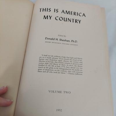 Vintage Hardback US Historical Books (B2-BBL)