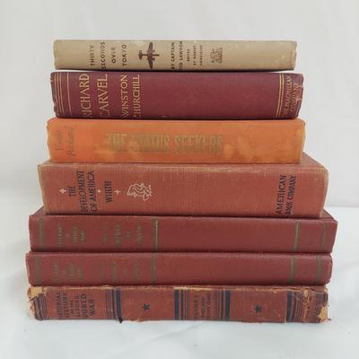 Vintage Hardback US Historical Books (B2-BBL)