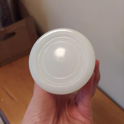Milk Glass Vase w/ Candlesticks (B2-BBL)
