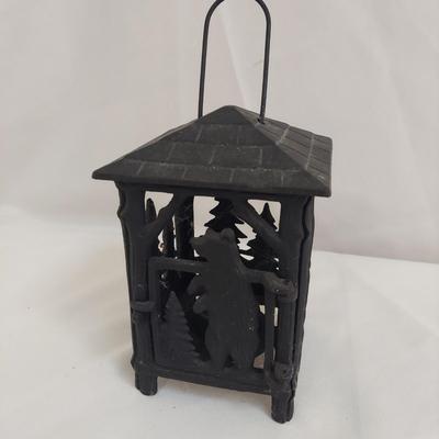 Cast Iron Candle Lantern (DR-BBL)