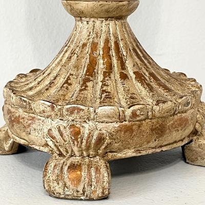 Pair (2) ~ Tuscan Style Table Lamps With Fringe Lampshades