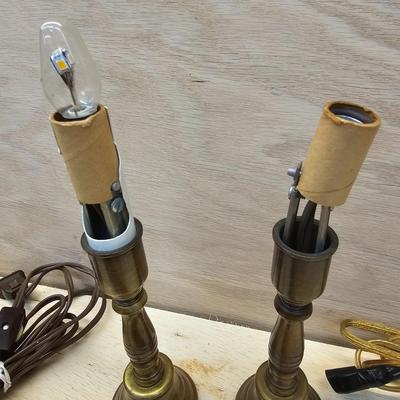 Brass Base Window Candles & More (WS-JS)