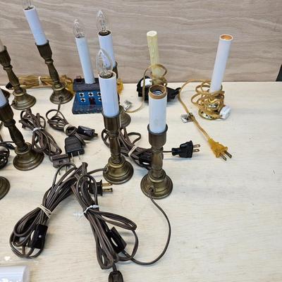 Brass Base Window Candles & More (WS-JS)