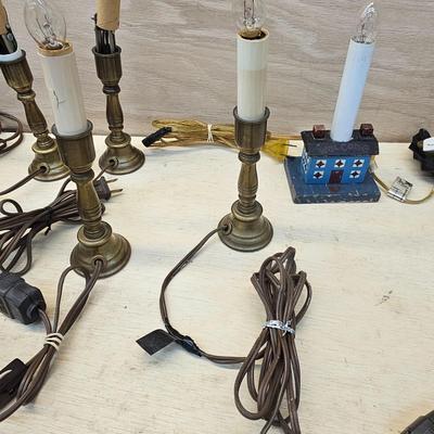 Brass Base Window Candles & More (WS-JS)