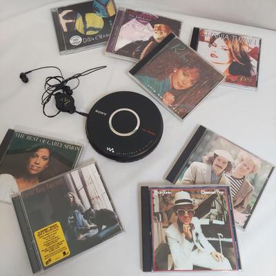Discman w/ CDs including Classic, Celtic, Christian and Country Music (DR-BBL)