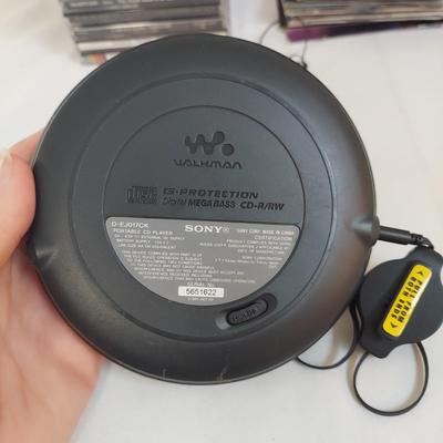 Discman w/ CDs including Classic, Celtic, Christian and Country Music (DR-BBL)
