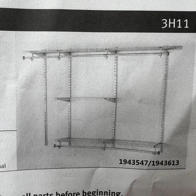 Rubbermaid and Other Adjustable Shelving (LR-DZ)