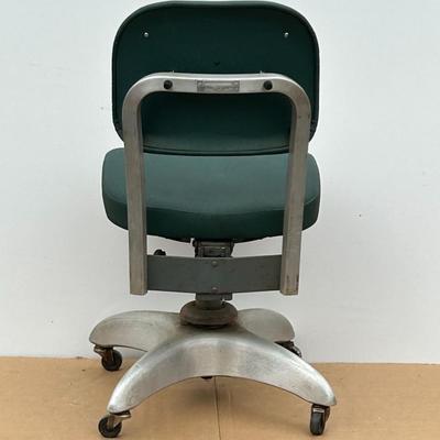 Mid-Century August 1951 Industrial Green Tanker Chair by Giò Ponti for GoodForm