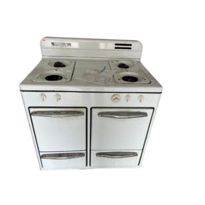 White Vintage Gas Stove