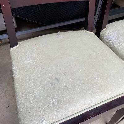 Vintage Mid-Century Modern Pair of Upholstered Side Chairs