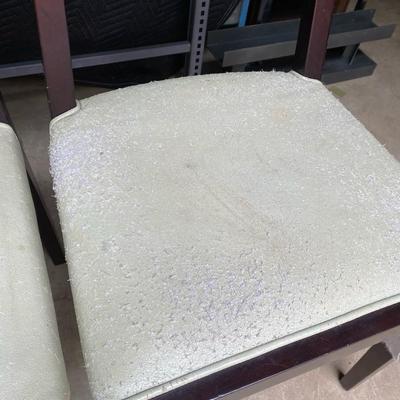 Vintage Mid-Century Modern Pair of Upholstered Side Chairs