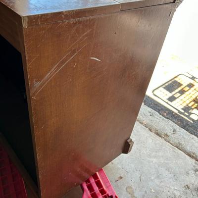 TV Lift Cabinet – Solid Wood Construction