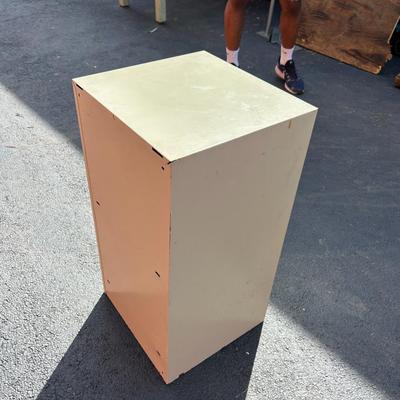 Vintage Two Drawer, Antique White File Cabinet