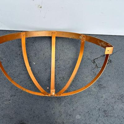 Vintage Brass Copper Wall Mount Hanging for Plants or Pots